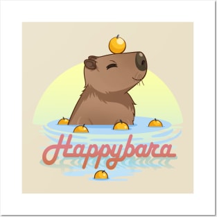 Happybara Posters and Art